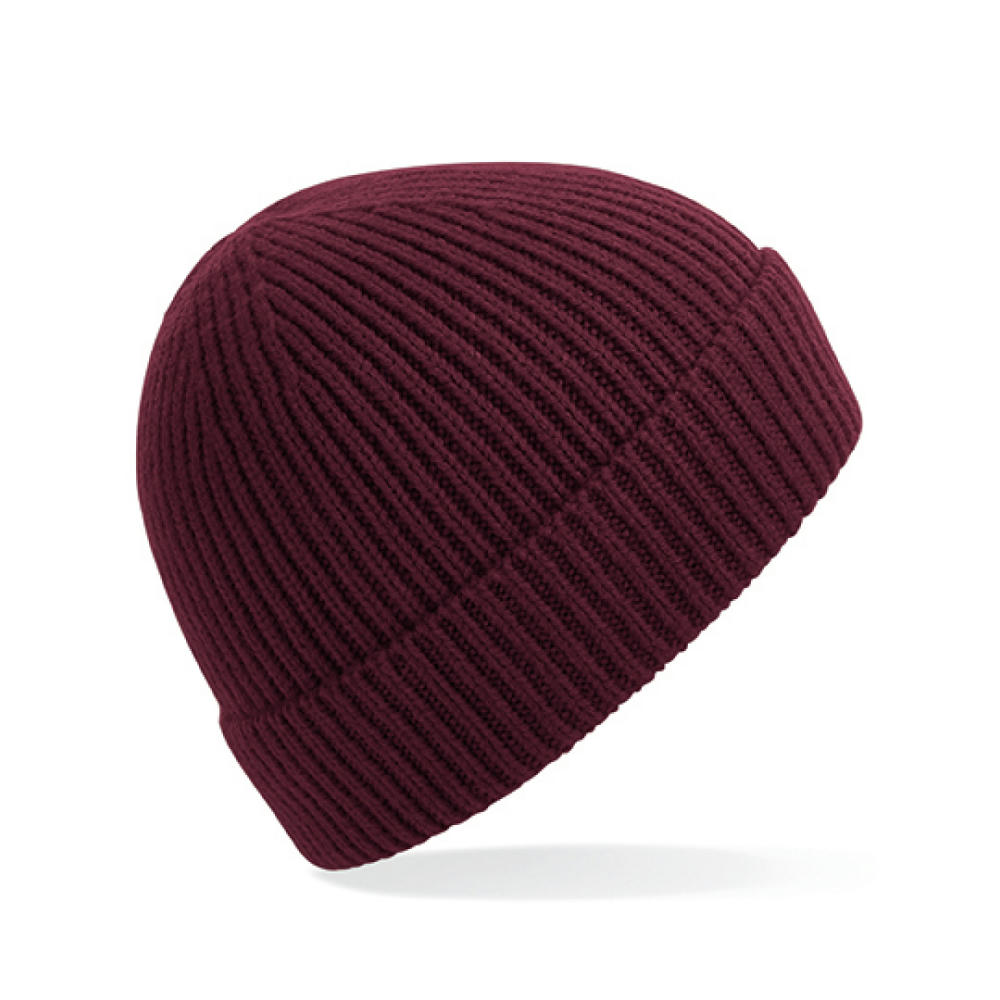 Engineered Knit Ribbed Beanie