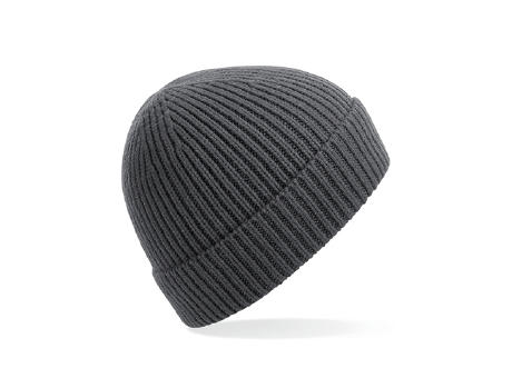 Engineered Knit Ribbed Beanie