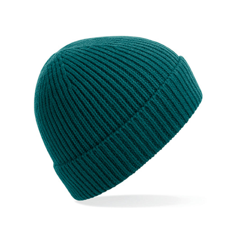 Engineered Knit Ribbed Beanie