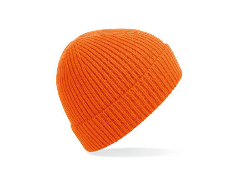Engineered Knit Ribbed Beanie