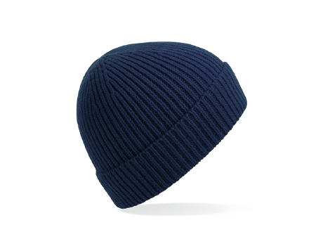 Engineered Knit Ribbed Beanie