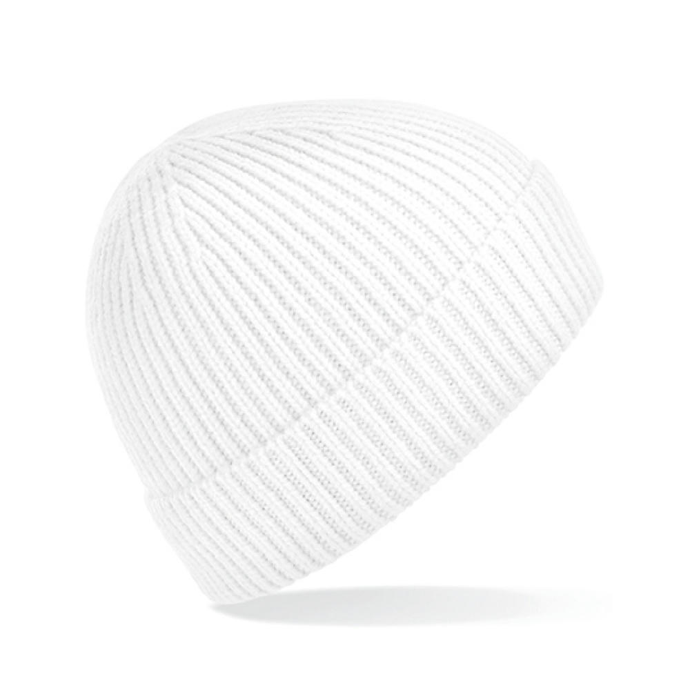 Engineered Knit Ribbed Beanie