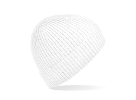 Engineered Knit Ribbed Beanie