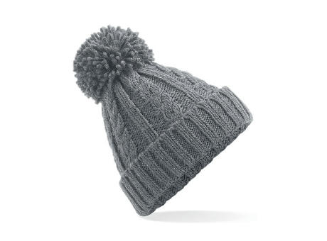 Cable Knit Melange Beanie