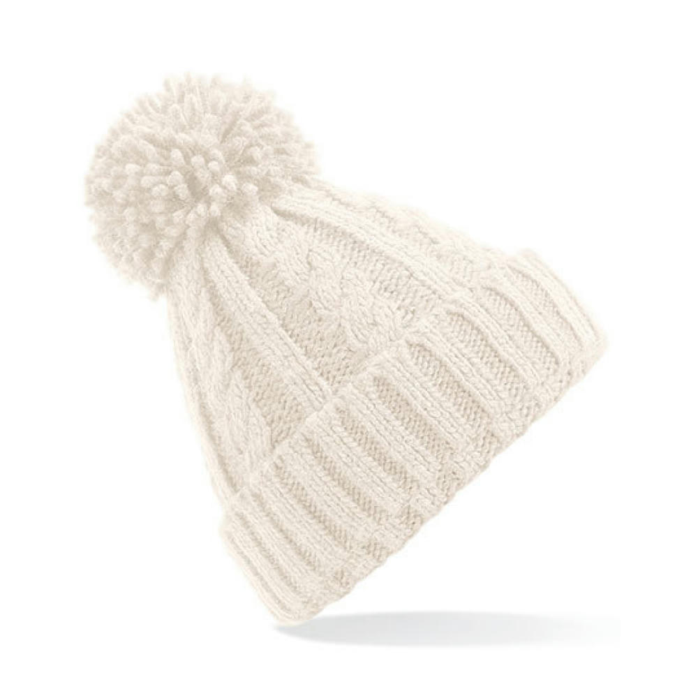 Cable Knit Melange Beanie