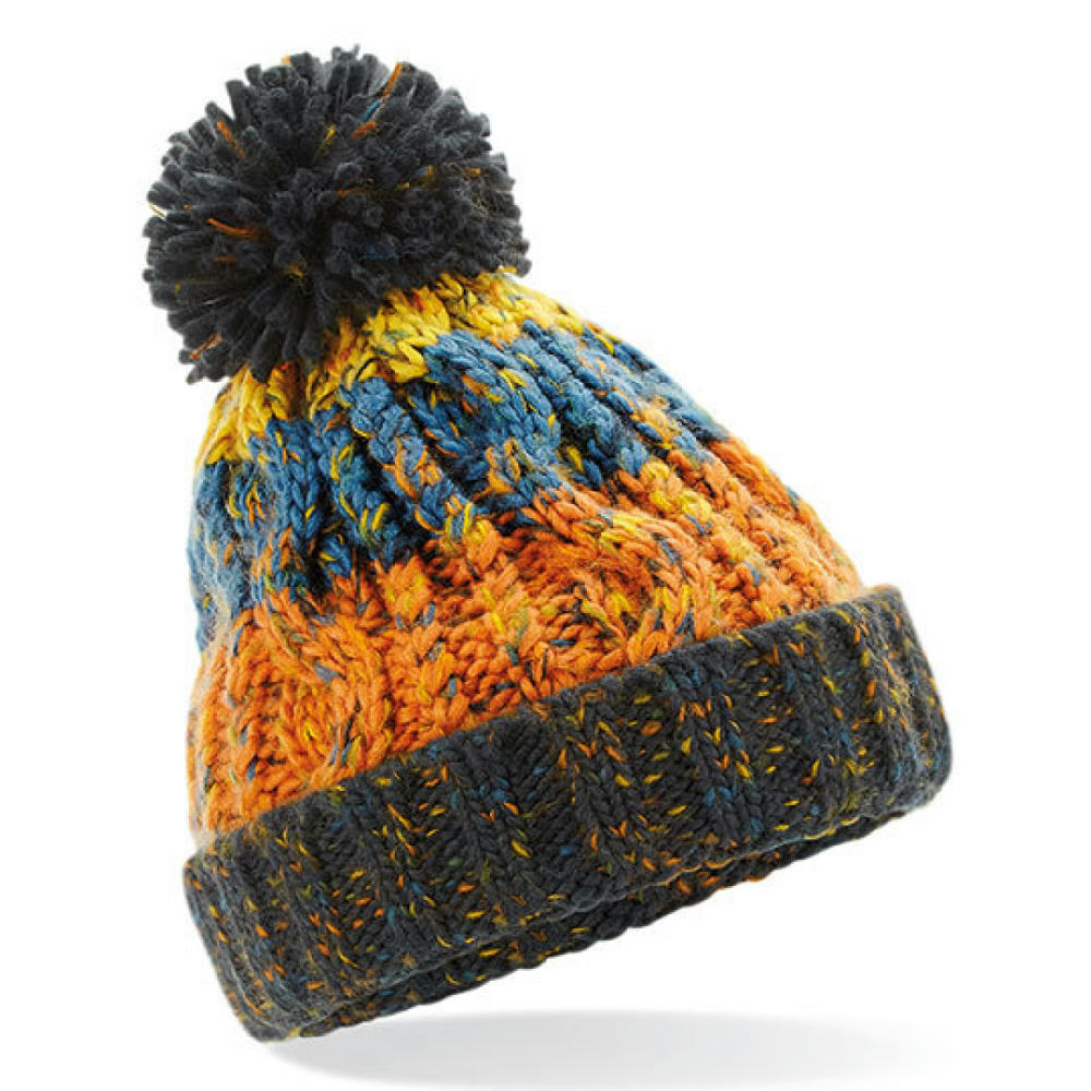 Junior Corkscrew Pom Pom Beanie