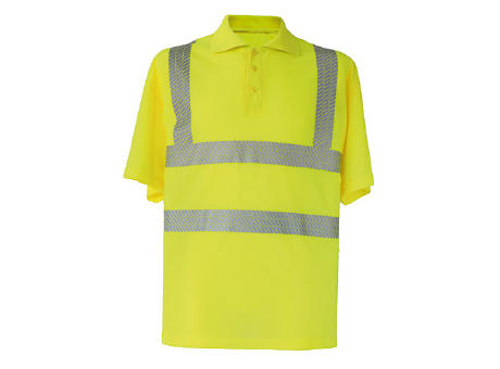 Hi-Vis Broken Reflective Premium Polo Shirt Manchester