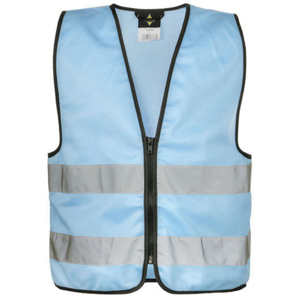 Kids´ Hi-Vis Safety Vest With Front Zipper Aalborg