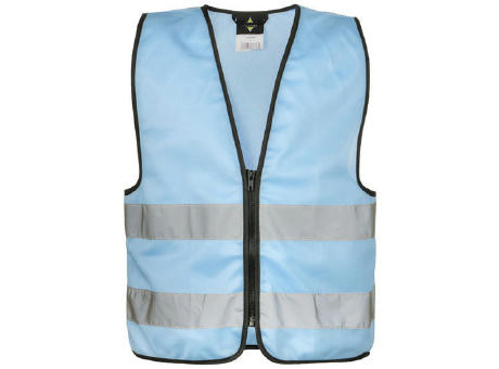 Kids´ Hi-Vis Safety Vest With Front Zipper Aalborg