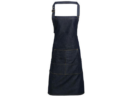 Jeans Stitch Denim Bib Apron