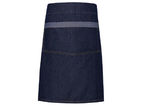 Domain Contrast Denim Waist Apron