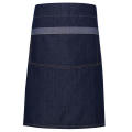 Domain Contrast Denim Waist Apron