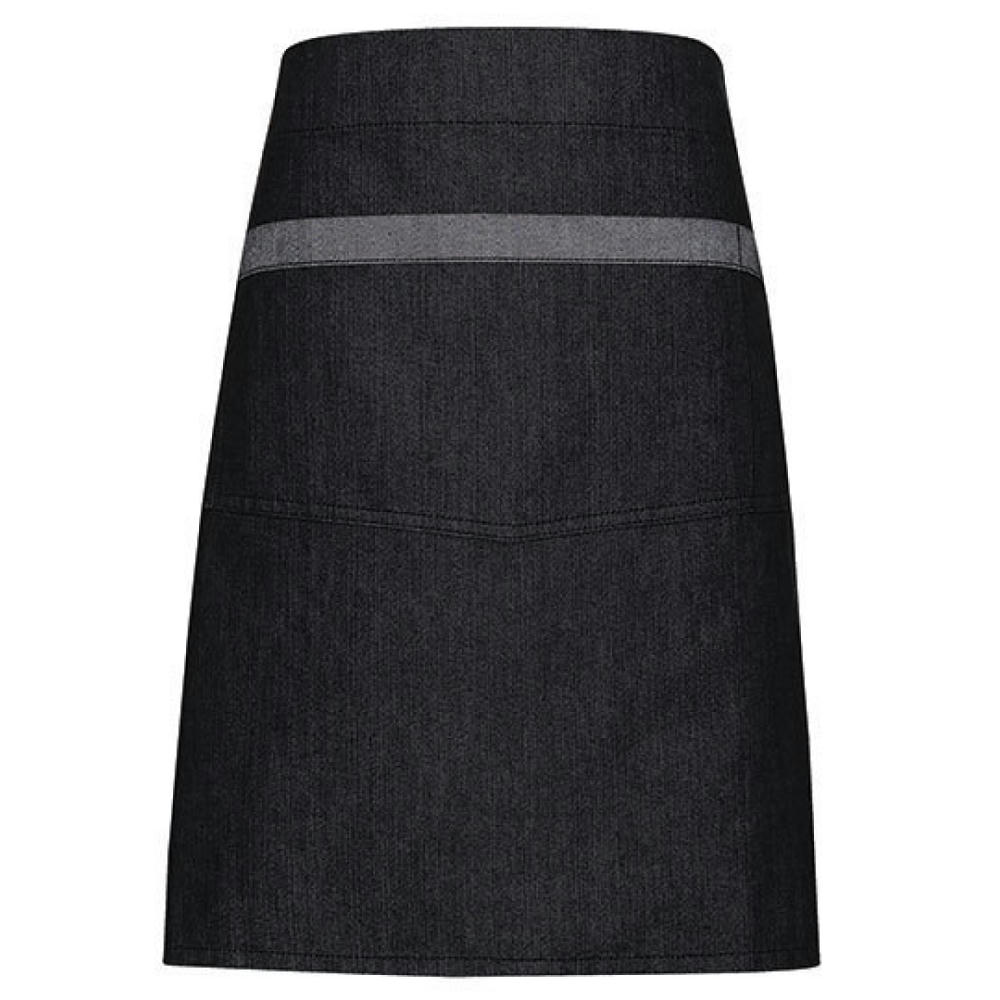 Domain Contrast Denim Waist Apron