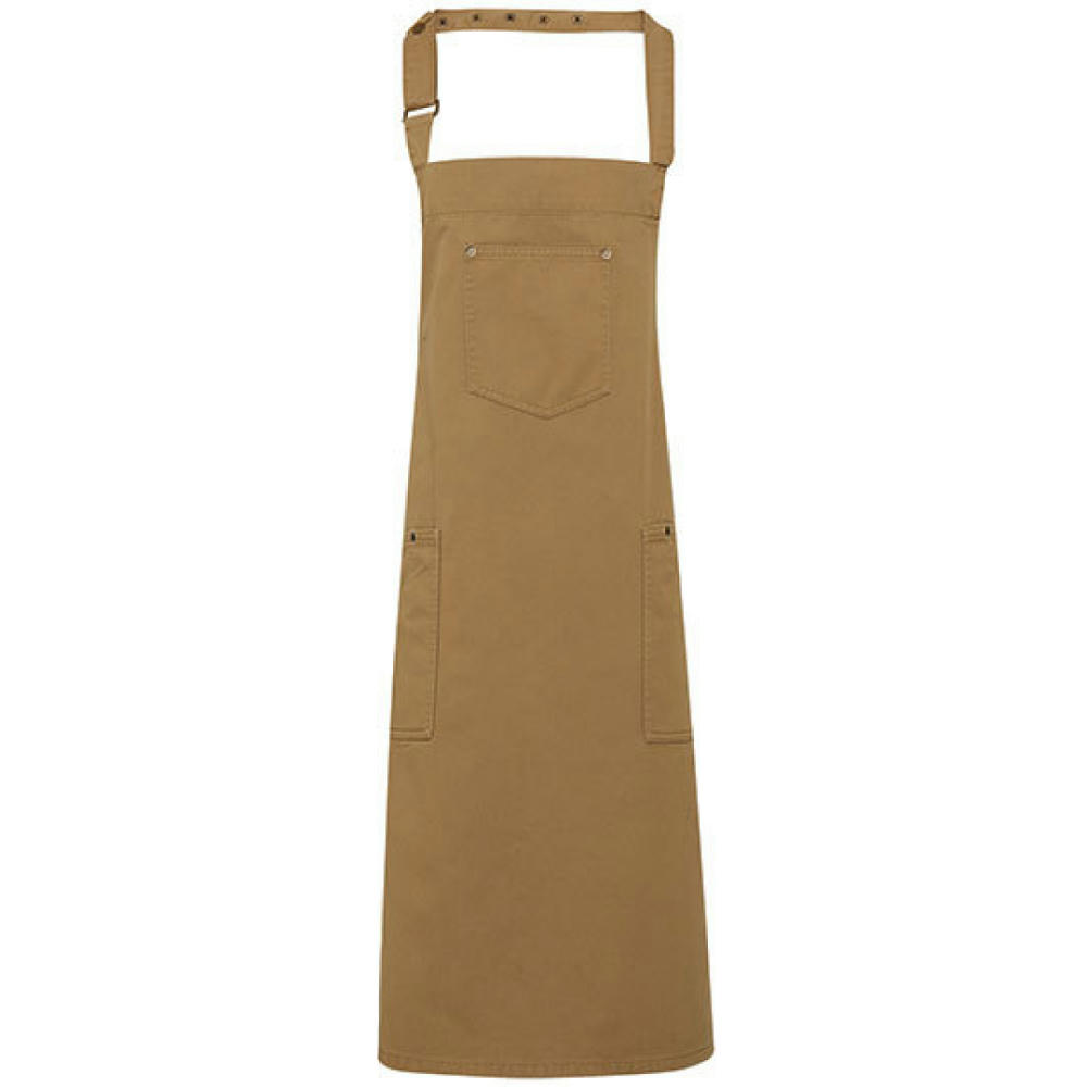 Cotton Chino Bib Apron