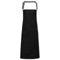 District Waxed Look Denim Bib Apron