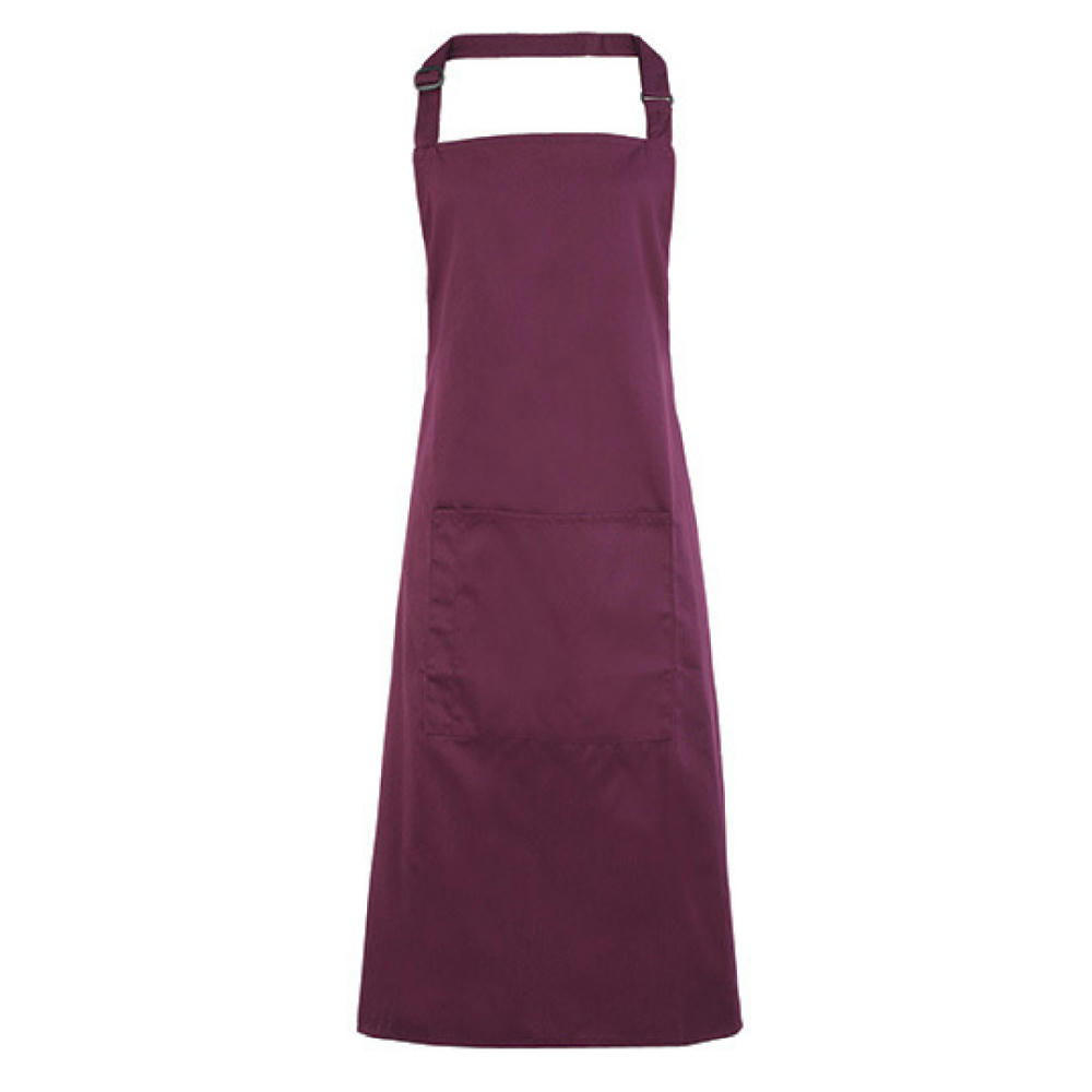 Colours Collection Bib Apron With Pocket