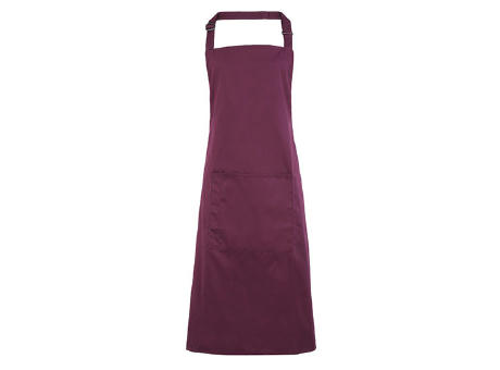 Colours Collection Bib Apron With Pocket