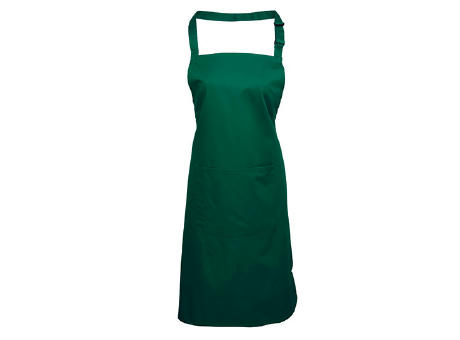 Colours Collection Bib Apron With Pocket