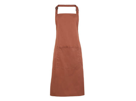 Colours Collection Bib Apron With Pocket