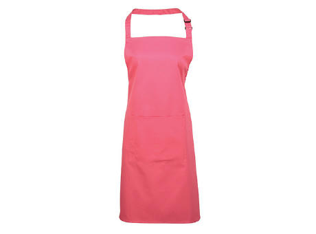 Colours Collection Bib Apron With Pocket