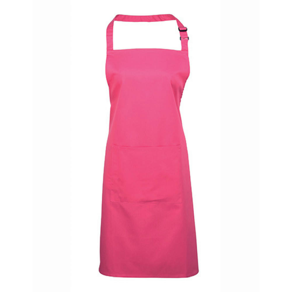 Colours Collection Bib Apron With Pocket