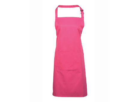 Colours Collection Bib Apron With Pocket