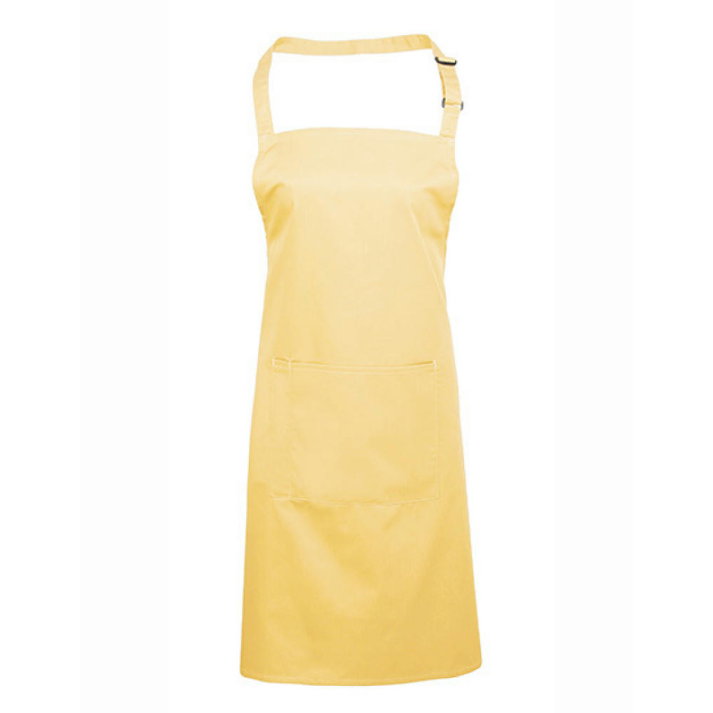 Colours Collection Bib Apron With Pocket