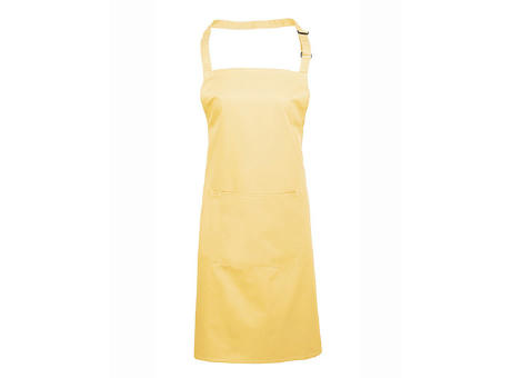 Colours Collection Bib Apron With Pocket