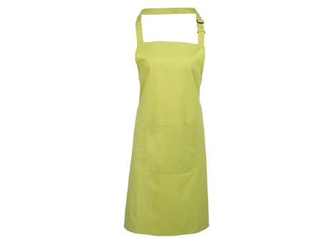 Colours Collection Bib Apron With Pocket