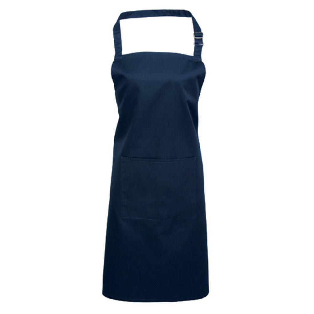 Colours Collection Bib Apron With Pocket