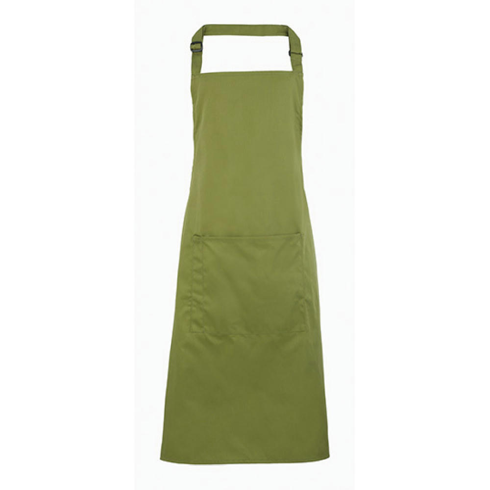 Colours Collection Bib Apron With Pocket