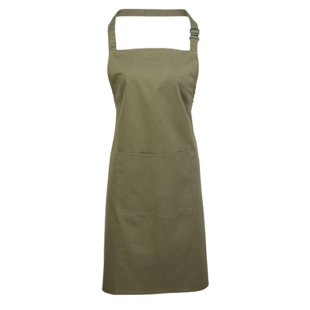 Colours Collection Bib Apron With Pocket