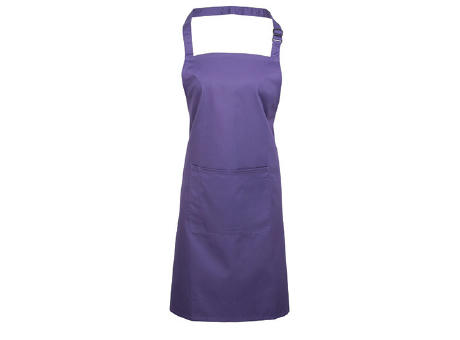 Colours Collection Bib Apron With Pocket