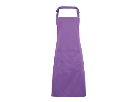 Colours Collection Bib Apron With Pocket