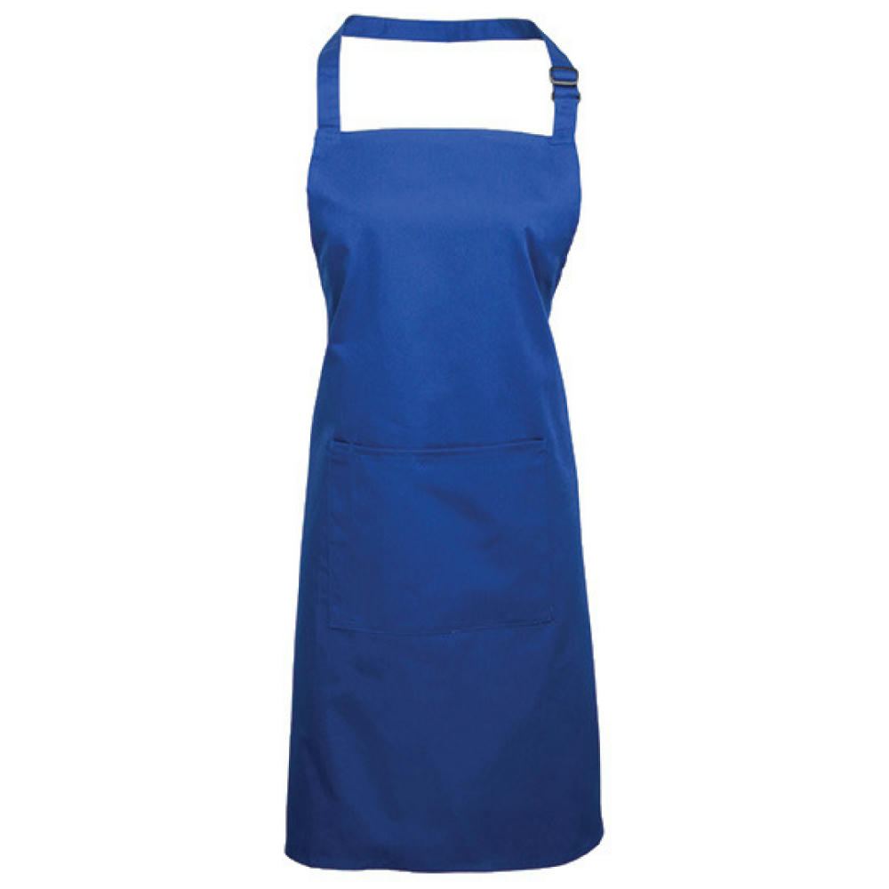 Colours Collection Bib Apron With Pocket