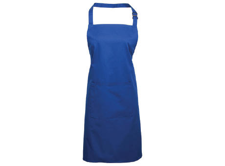 Colours Collection Bib Apron With Pocket