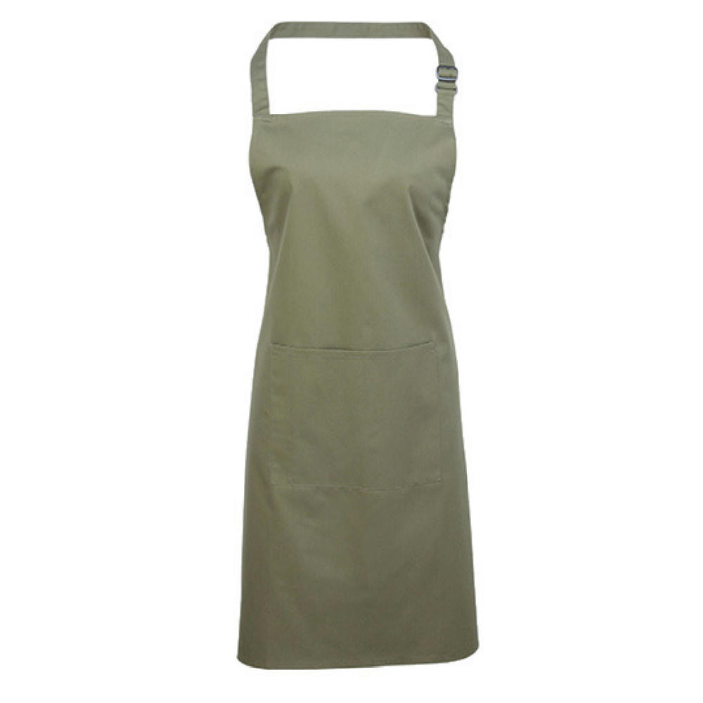 Colours Collection Bib Apron With Pocket