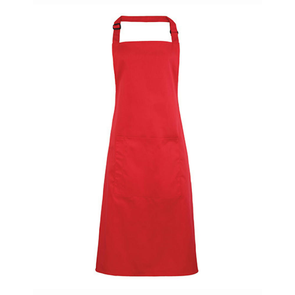 Colours Collection Bib Apron With Pocket