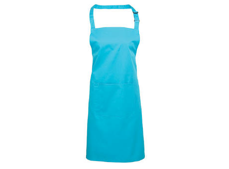 Colours Collection Bib Apron With Pocket