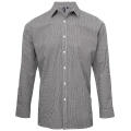 Men´s Microcheck (Gingham) Long Sleeve Cotton Shirt