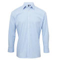 Men´s Microcheck (Gingham) Long Sleeve Cotton Shirt