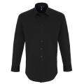 Men´s Stretch Fit Poplin Long Sleeve Cotton Shirt