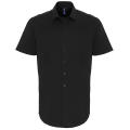 Men´s Stretch Fit Poplin Short Sleeve Cotton Shirt