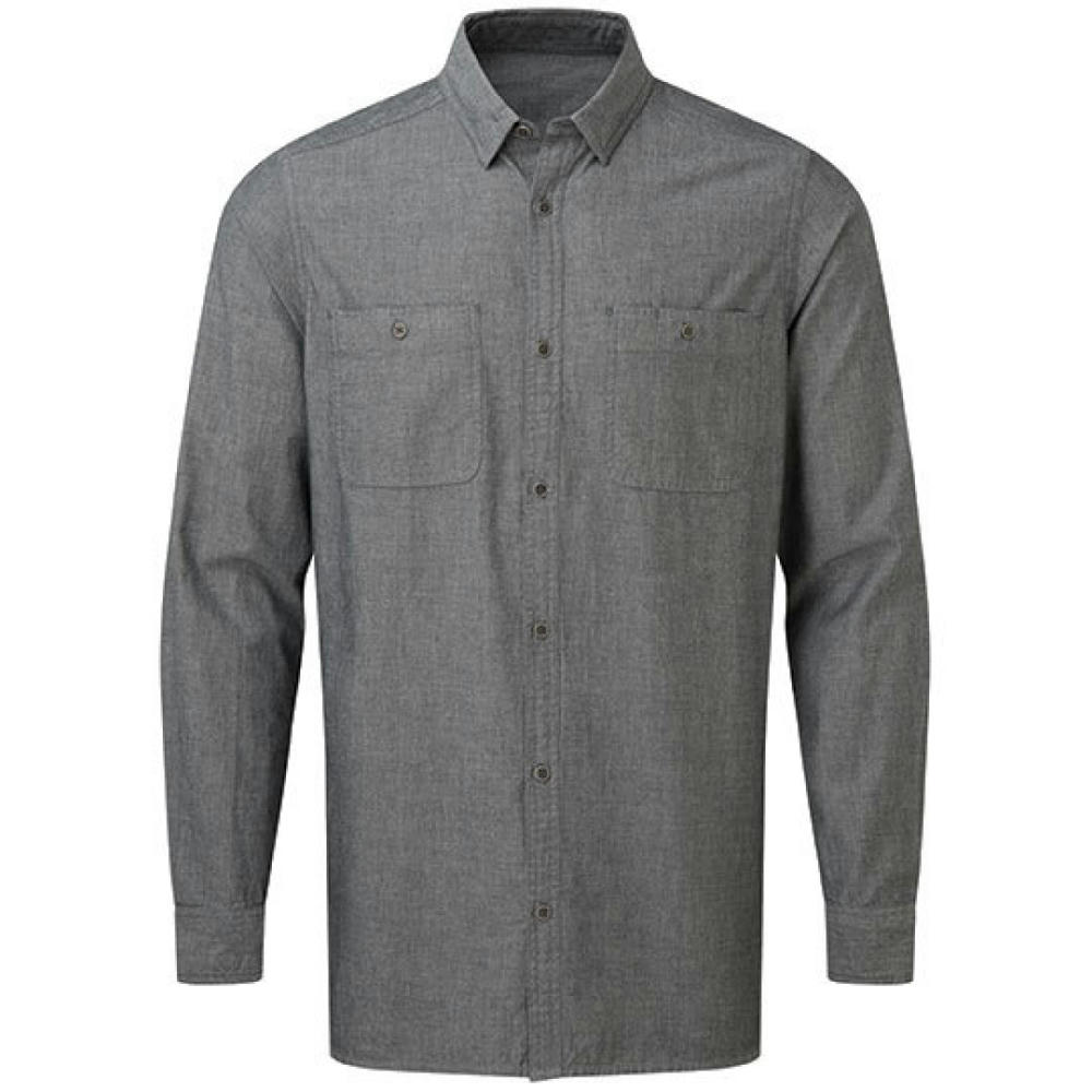 Men´s Organic Chambray Fairtrade Long Sleeve Shirt