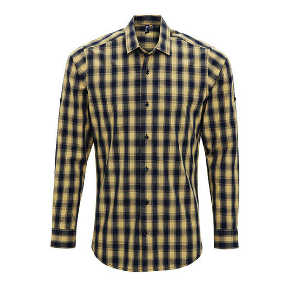 Men´s Mulligan Check Cotton Long Sleeve Shirt