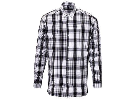 Men´s Ginmill Check Long Sleeve Cotton Shirt