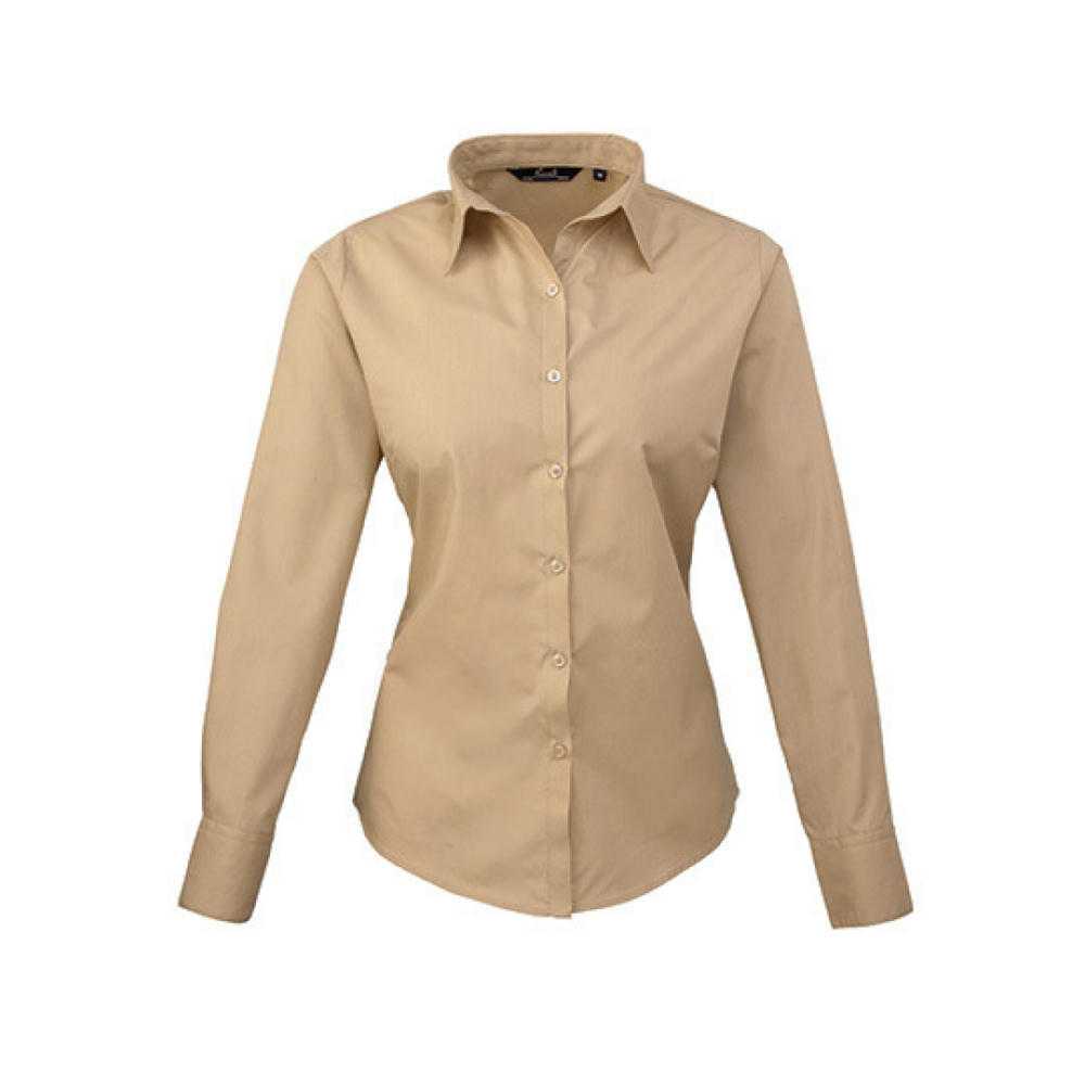 Women´s Poplin Long Sleeve Blouse