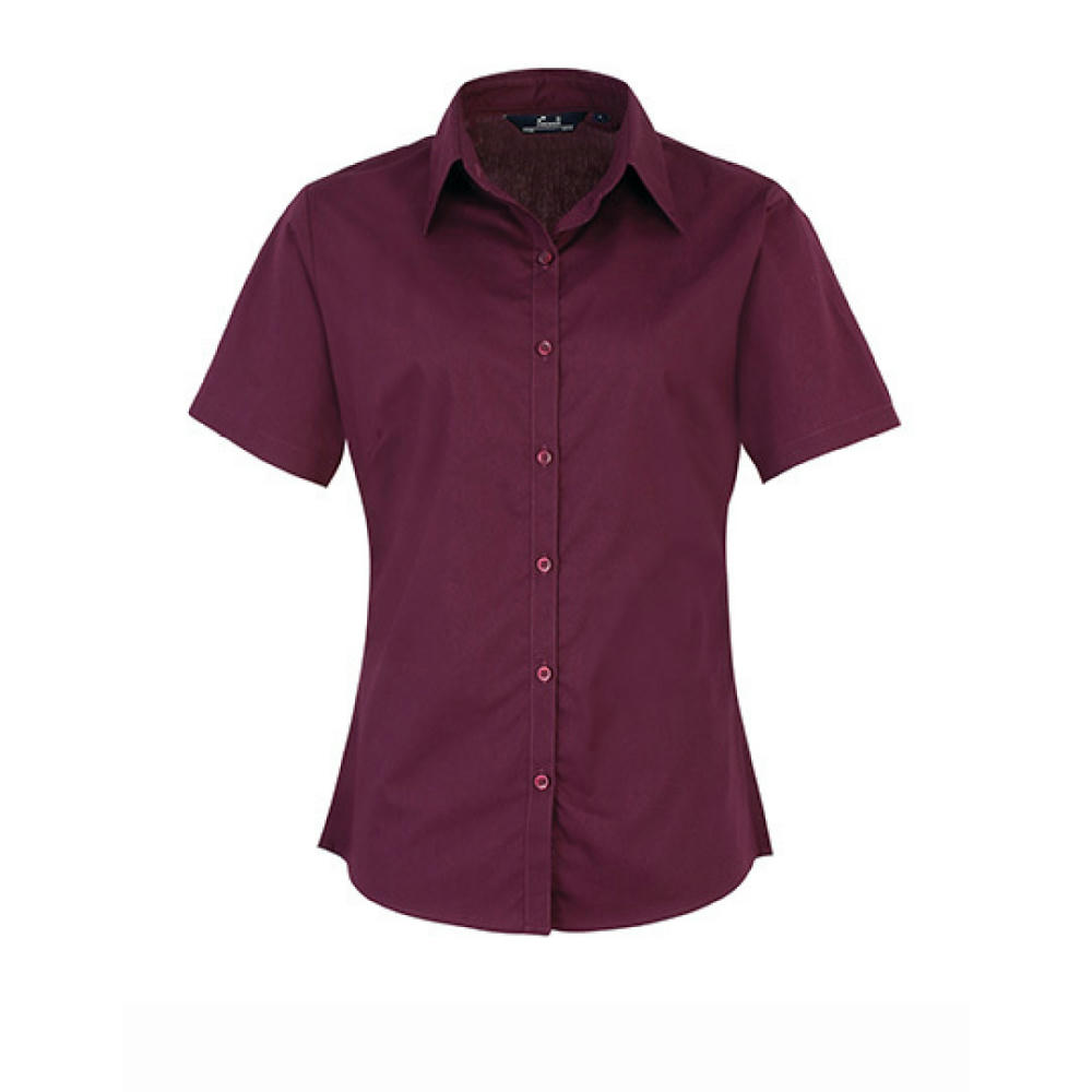 Women´s Poplin Short Sleeve Blouse