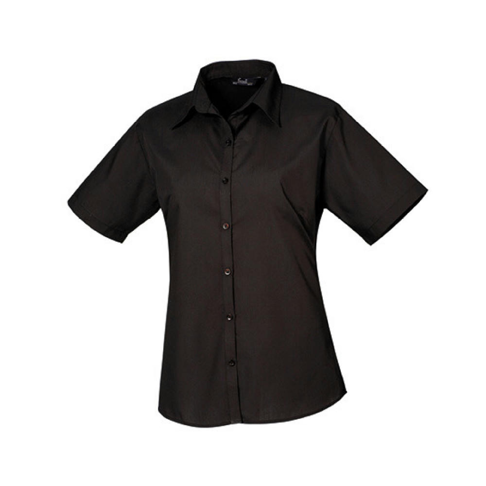 Women´s Poplin Short Sleeve Blouse