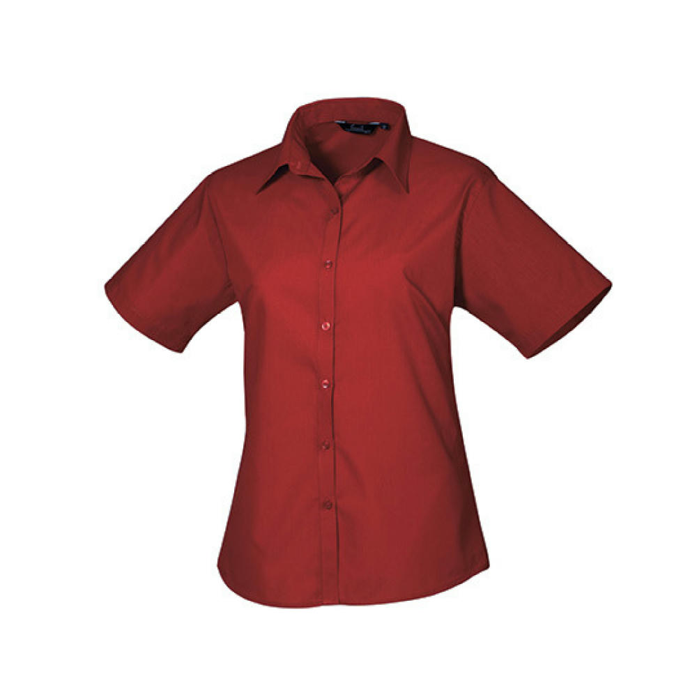 Women´s Poplin Short Sleeve Blouse